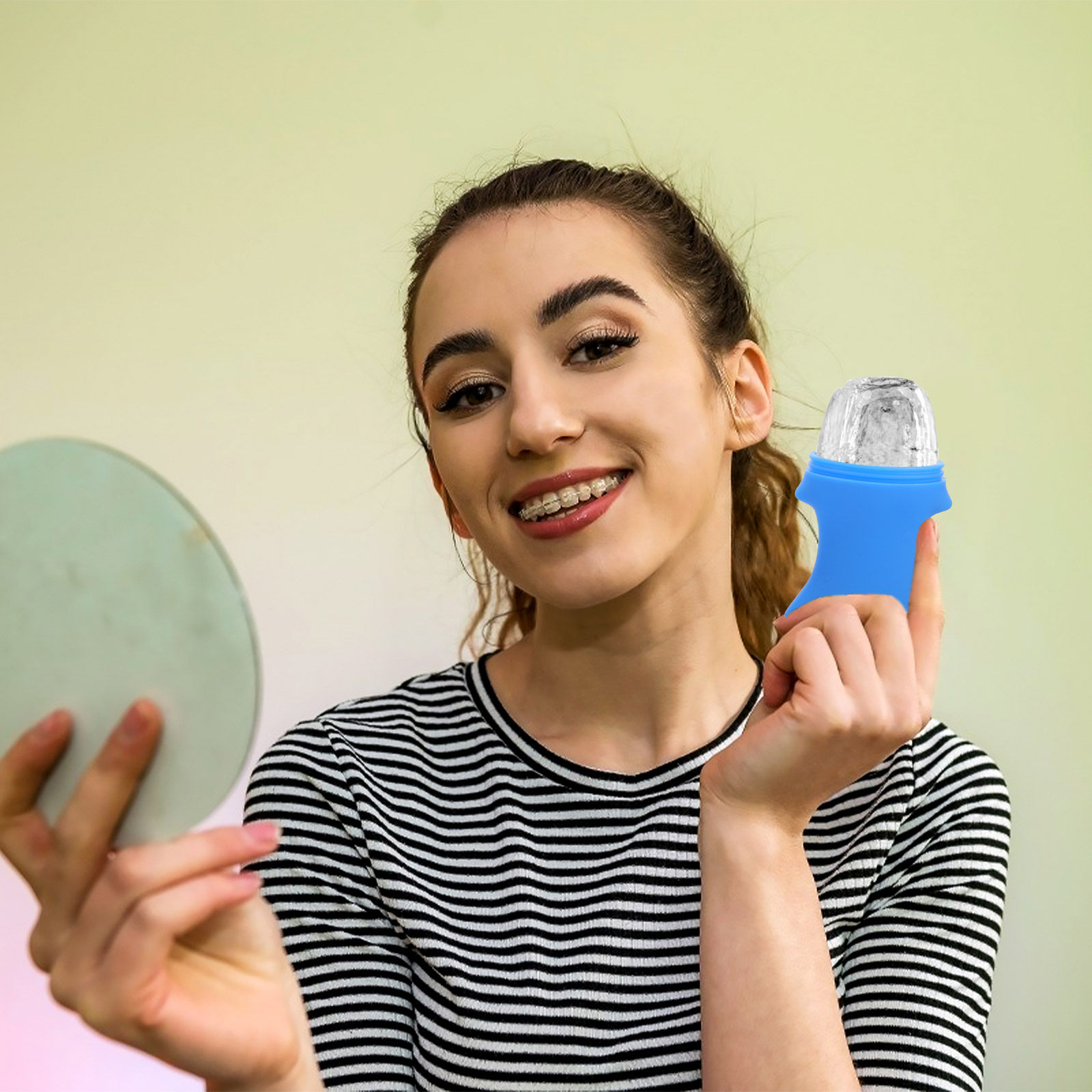 Rouleau de glace facial en sil - Face Ice Roller Puffiness avis et prix